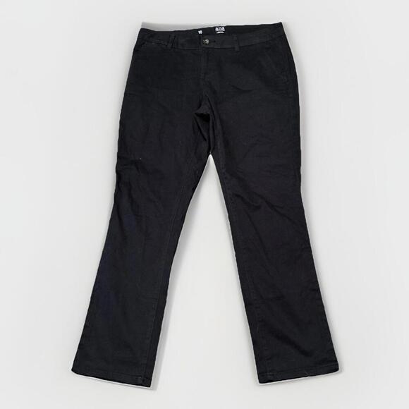 a.n.a Denim - a.n.a. A New Approach Woman’s Size 10‎ Slim Straight Leg Black Pants 34x28